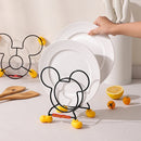 Kitchen Stove Insulation Rack, Mickey Kitchen Storage Rack, Bowl Rack, Pot Rack, Cutlery Rack, Multifunctional, Optional Styles