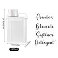 Laundry Detergent Dispenser for Laundry Room Orgnization and Storage 1100/1800/2300ml Laundry Powder Softener Container