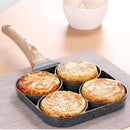 Egg Frying Pan Nonstick 4-Cups Pancake Breakfast Pot Induction Cooker Small Hamburg Bread Breakfast Maker Kitchen Accessories