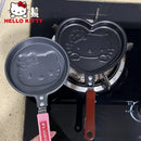 Kawaii Hello Kitty Sanrio Anime Muffin Pot Cartoon Camping Breakfast Cooking Non-Stick Frying Pan Cookware