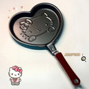 Kawaii Hello Kitty Sanrio Anime Muffin Pot Cartoon Camping Breakfast Cooking Non-Stick Frying Pan Cookware